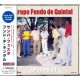 Cd Grupo Fundo De Quintal - Amor Maior - 1990