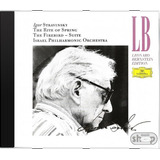 Cd Igor Stravinsky Leonard Bernstein Israel P Novo Lacr Orig