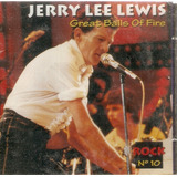 Cd Jerry Lee Lewis - Great Balls Of Fire 