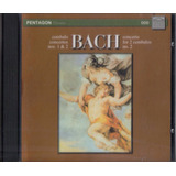Cd Johann Sebastian Bach Cembalo Concertos N. 1 & 2 Cd Novo