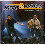 Cd Jorge & Mateus - Ao Vivo Em Goiânia Lacrado Versão Do Álbum Estandar