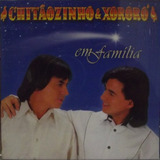 Cd Lacrado Chitaozinho & Xororo Em Familia 1997