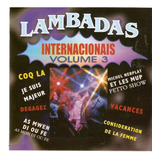 Cd Lambadas Internacionais - Vol. 3