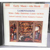 Cd Lamentations Tallis Palestrina Lassus