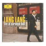 Cd Lang Lang - Live At Carnegie Hall