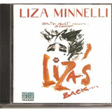 Cd Liza Minnelli - Lizas Back