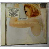 Cd Madonna - Something To Remember - 1995