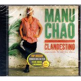 Cd Manu Chao Clandestino - Novo Lacrado Raro