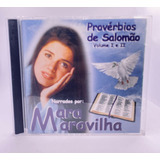 Cd Mara Maravilha Proverbios De Salomao Volume I E Ii