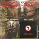 Cd Marilyn Manson - A Tribute To Marilyn/ Remix & Repent