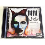 Cd Marilyn Manson - Lest We Forget - The Best Of (lacrado)