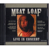 Cd  Meat  Loaf              Live  In  Concert       Cd Novo
