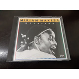Cd Miriam Makeba - Malaisha - Importado Germany - Impecável 