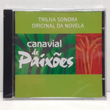 Cd Novela Canavial De Paixões - Sbt Novo Lacrado De Fábrica