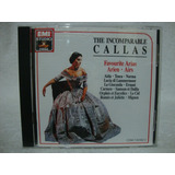 Cd Original Maria Callas- The Incomparable