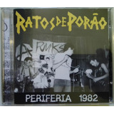 Cd Ratos De Porão - Periferia (original, Lacrado)