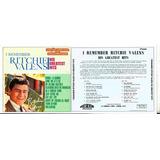 Cd Ritchie Valens - I Reemnber - Greatest Hits