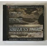 Cd Schubert Bicentenary / Sir Geo Sibelius / (jean S