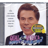 Cd Silvio Santos Qual É A Música Duplo - Novo Lacrado!