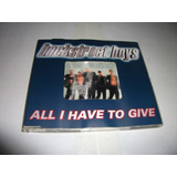 Cd Single - Backstreet Boys All I Have To Give  4 Faixas Imp