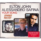 Cd Single Elton John & Alessandro Safina Your Song (canada) 