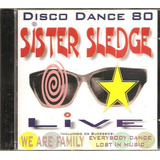Cd Sister Sledge - Live Disco