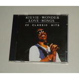 Cd Stevie Wonder - Love Songs - 20 Classic Hits