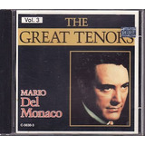 Cd The Great Tenors Vol. 3: Mario Mario Del Monaco