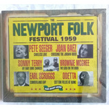 Cd Triplo Sonnyterry,outros Newport Folkfestival 1959lacrado