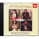 Cd Various The Record Of Singing The Very Bes Novo Lacr Orig
