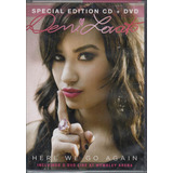 Cd+dvd Demi Lovato - Here We Go Again