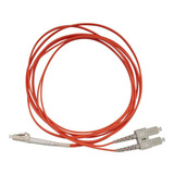 Cdm Cordão Óptico Duplex 2,5m Multimodo Sc Lc 62,5 Laranja