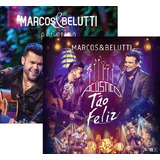 Cds Marcos & Belutti Acústico E Acústico Tão Feliz - 2 Cds