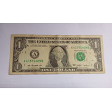 Cédula 1 Dólar Americano Estrangeira 2009 Prócer