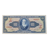 Cédula 100 Cem Cruzeiros Dom Pedro Original Nota Brasil C035