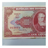 Cédula 100 Cruzeiros C 096 Ano 1963 Mbc Lote 851