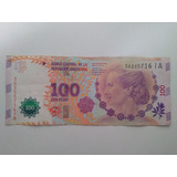 Cédula 100 Pesos - Maria Eva