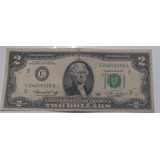 Cédula 2 Dólares 1976 Usa