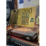 Cédula 200 Euros Comemorativa Banhada A
