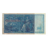 Cédula Alemanha - 100 Marcos 1910 - Selo Verde
