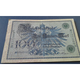 Cédula Alemanha 100 Marcos Com Águia Berlin Feb 1908.