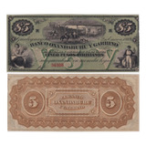 Cédula Argentina - 5 Pesos Bolívianos