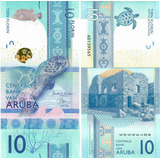 Cédula Aruba 10 Florim Fe