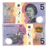 Cédula Austrália 5 Dollars ( Polímero ) Fe