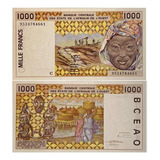 Cédula Burkina Faso - 1000 Francs