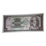 Cedula C 127 10 Cruzeiros Novos 1967 - Fe