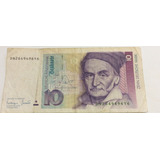 Cedula Da Alemanha 10 Deutsche Mark