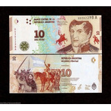 Cedula Da Argentina 10 Pesos 2013.15