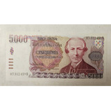 Cédula Da Argentina 5000 Pesos Fe