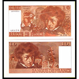 Cédula Da França 10 Francos De 1975 Linda !